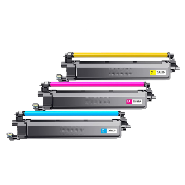 Picture of Compatible Brother TN248XL High Capacity Multipack (3 Pack) Toner Cartridges