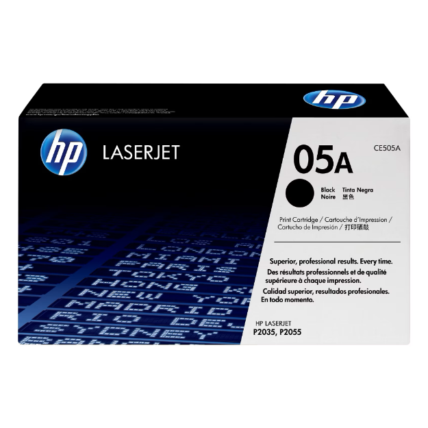 Picture of HP 05A Standard Capacity Black Toner Cartridge - CE505A