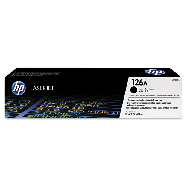 Picture of HP 126A Standard Capacity Black Toner Cartridges - CE310A