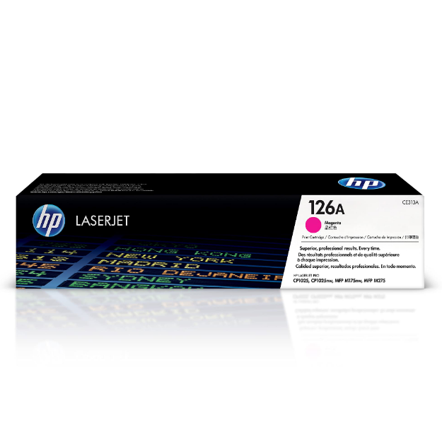 Picture of HP 126A Standard Capacity Magenta Toner Cartridge - CE313A