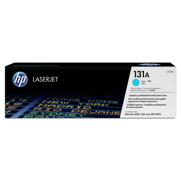 Picture of HP 131A Standard Capacity Cyan Toner Cartridge - CF211A