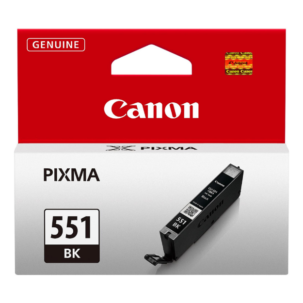 Picture of Canon CLI-551 Black Standard Capacity Ink Cartridge 7ml - 6508B001