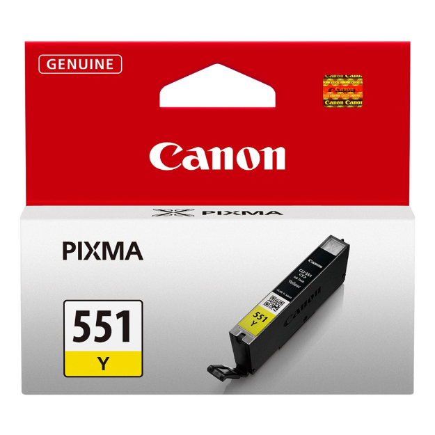 Picture of Canon CLI-551 Yellow Standard Capacity Ink Cartridge 7ml - 6511B001