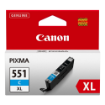 Picture of Canon CLI-551XL Cyan High Yield Ink Cartridge 11ml - 6444B001