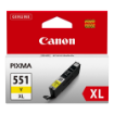 Picture of Canon CLI-551XL Yellow High Yield Ink Cartridge 11ml - 6446B001