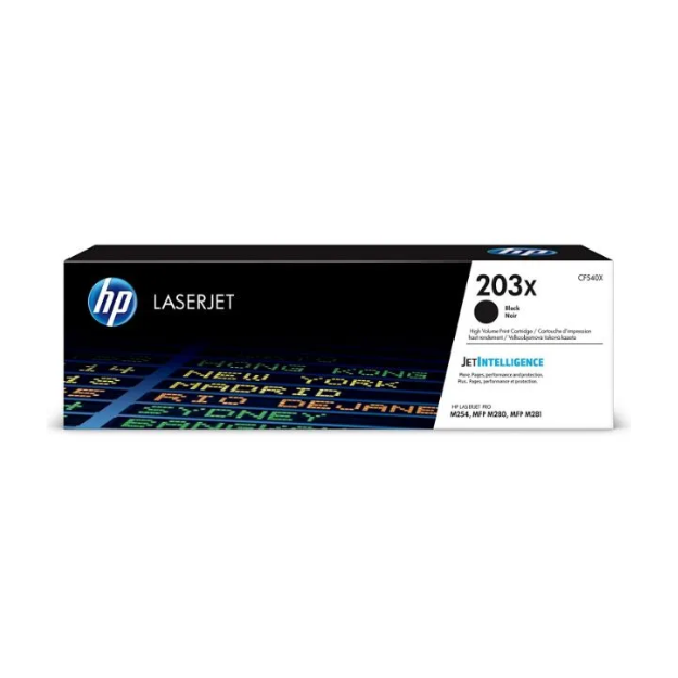 Picture of OEM HP 203X High Capacity Black Toner Cartridge - CF540X