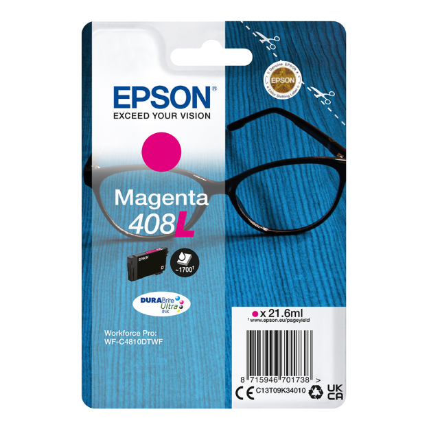 Picture of  Epson WorkForce Pro WF-C4310DW High Capacity Magenta Ink Cartridge