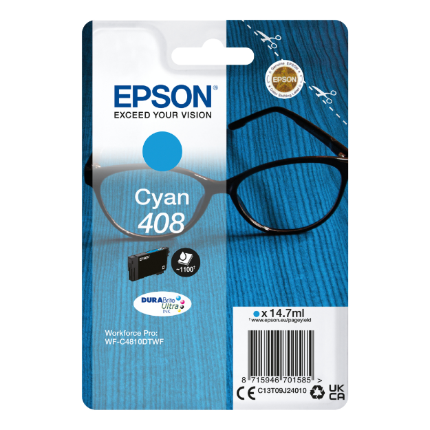 Picture of  Epson WorkForce Pro WF-C4810DTWF Cyan Ink Cartridge