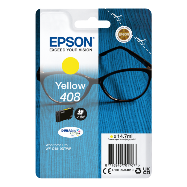 Picture of  Epson WorkForce Pro WF-C4810DTWF Yellow Ink Cartridge