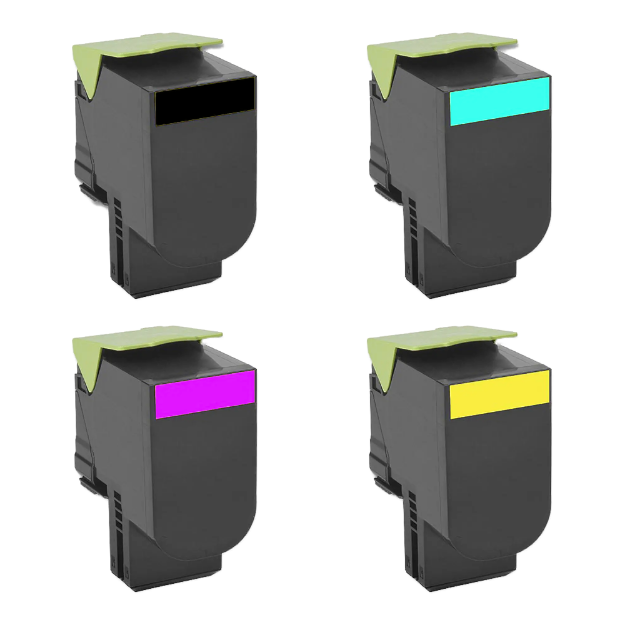 Picture of Compatible Lexmark 802 Multipack Toner Cartridges