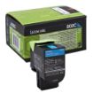 Picture of  Lexmark 80C20C0 Cyan Toner Cartridge