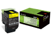 Picture of  Lexmark 80C20Y0 Yellow Toner Cartridge