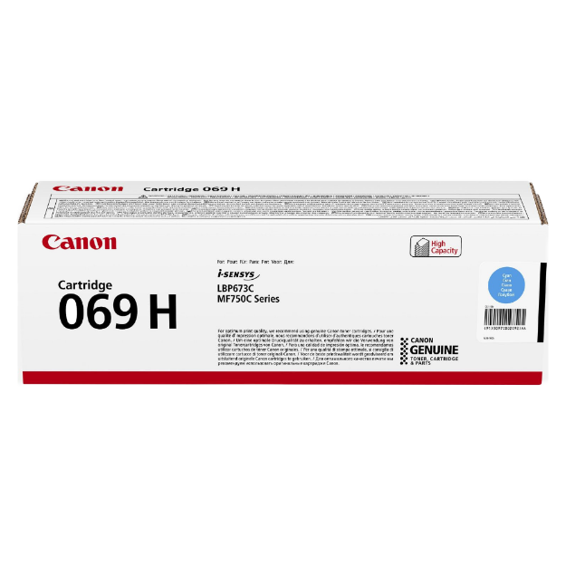 Picture of Genuine 069H High Capacity Cyan Toner Cartridge