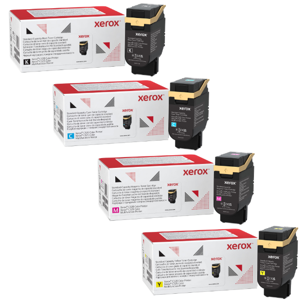 Picture of OEM Xerox 006R04820, 006R04821, 006R04822, 006R04823 Multipack Toner Cartridges