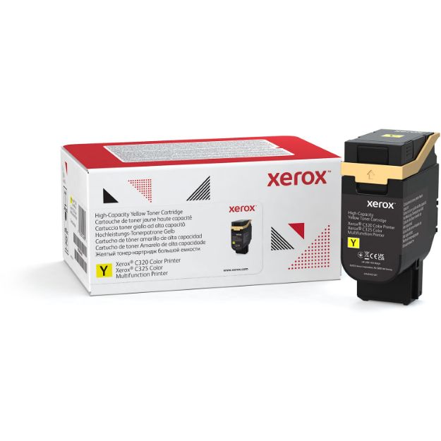 Picture of OEM Xerox 006R04830 High Capacity Yellow Toner Cartridge