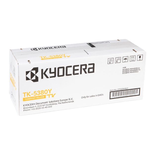 Picture of Genuine Kyocera ECOSYS MA4000cix Yellow Toner Cartridge