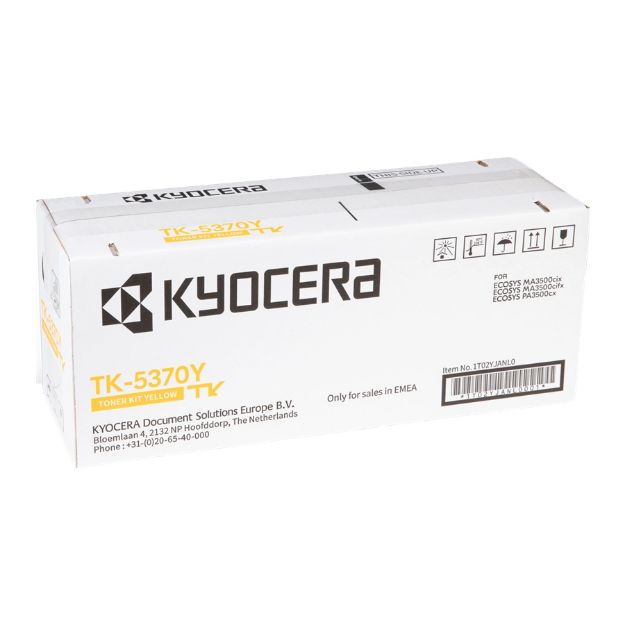 Picture of Genuine Kyocera ECOSYS MA3500cifx Yellow Toner Cartridge