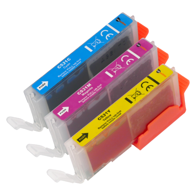 Picture of Compatible Canon  CLI-531 Multipack (3 Pack) Ink Cartridges