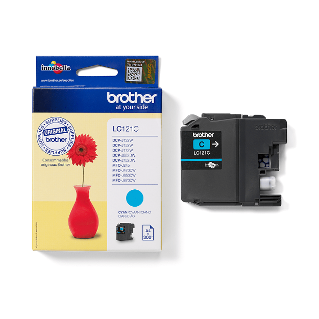 Picture of Brother Cyan Ink Cartridge 4ml - LC121C