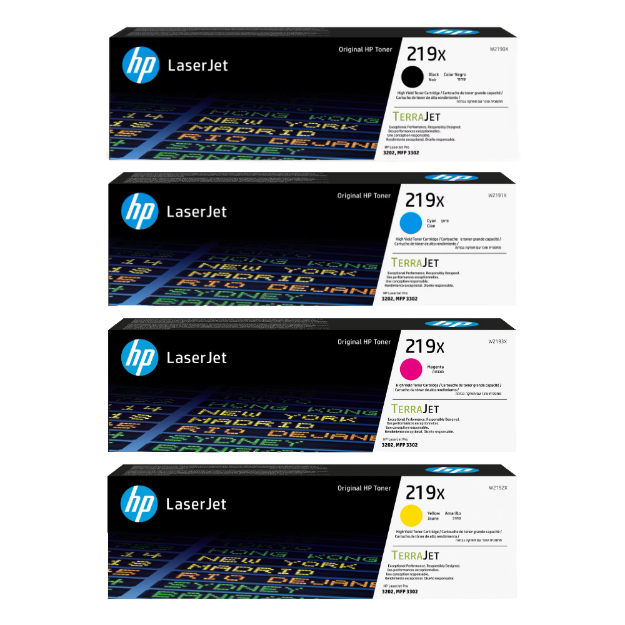 Picture of HP Colour LaserJet Pro 3202dn High Capacity Multipack Toner Cartridges