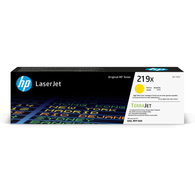 Picture of HP W2192X High Capacity Yellow Toner Cartridge